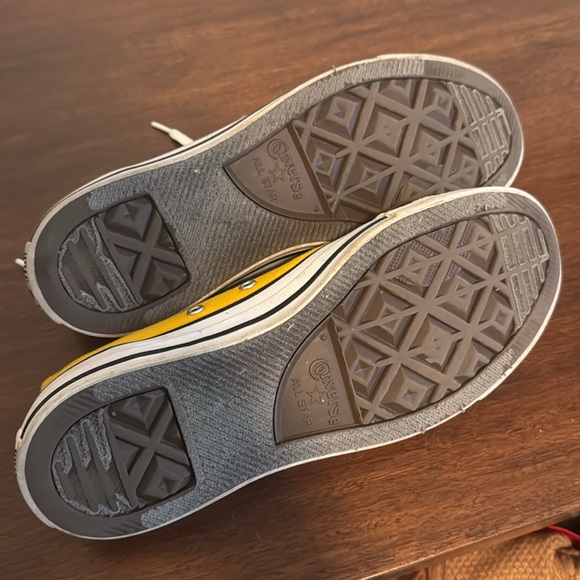 Lemon Yellow Converse Sneakers - Picture 3 of 8